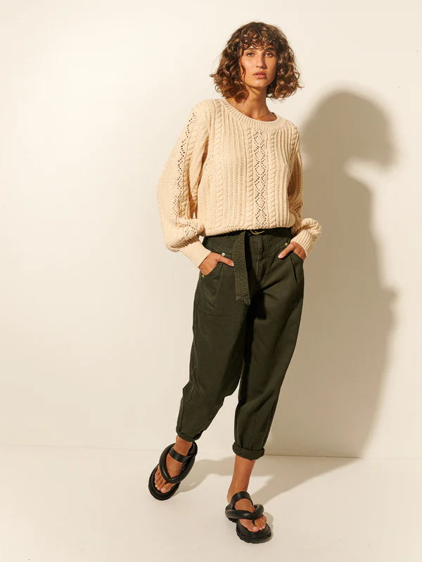 Elysian Collective Kivari Abigail Knit Cream