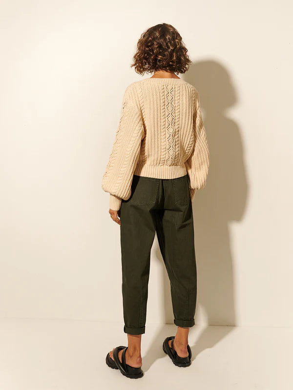 Elysian Collective Kivari Abigail Knit Cream