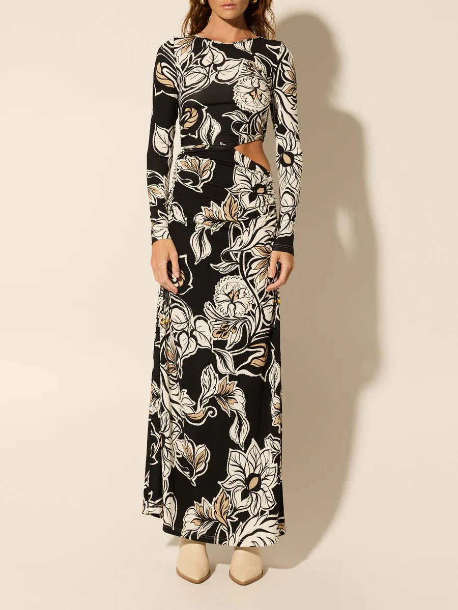 Elysian Collective Kivari Alma Knit Maxi Dress