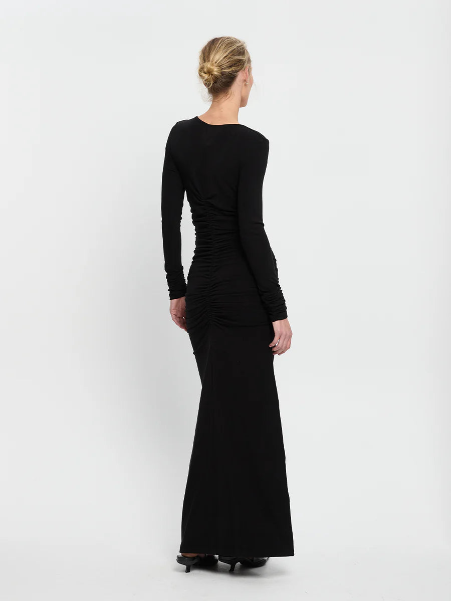 Elysian Collective Kivari Amal Maxi Dress Black