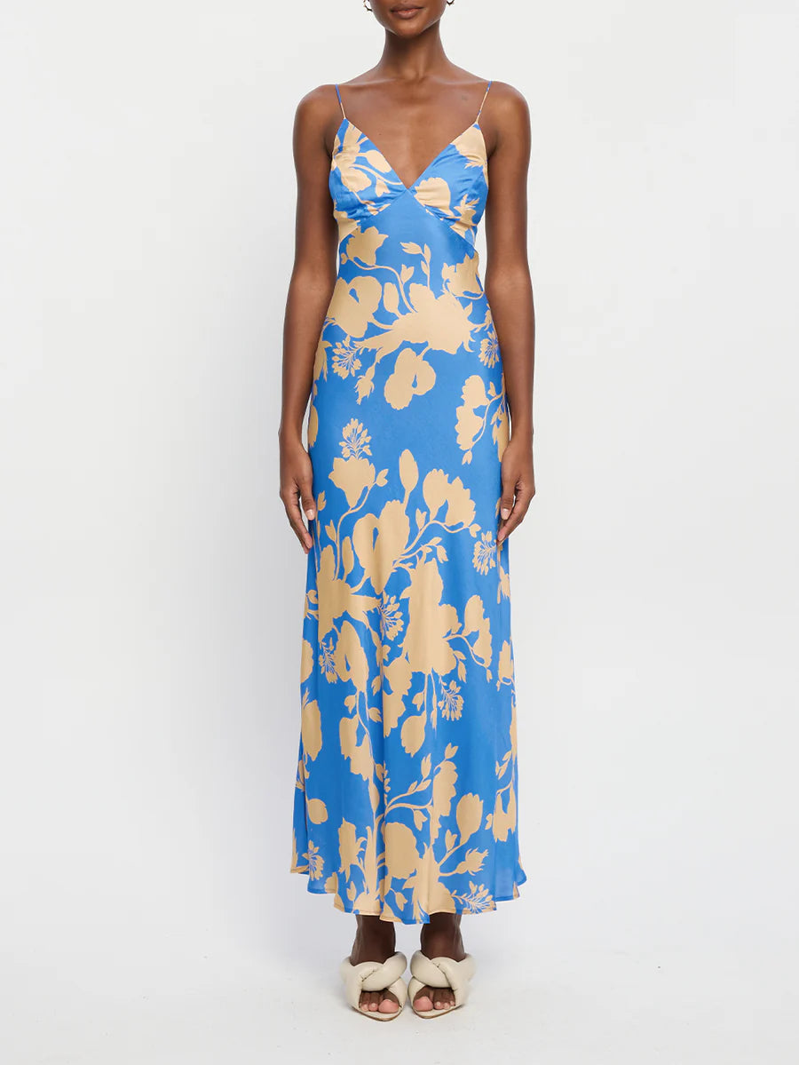 Elysian Collective Kivari Aurora Strappy Maxi Dress