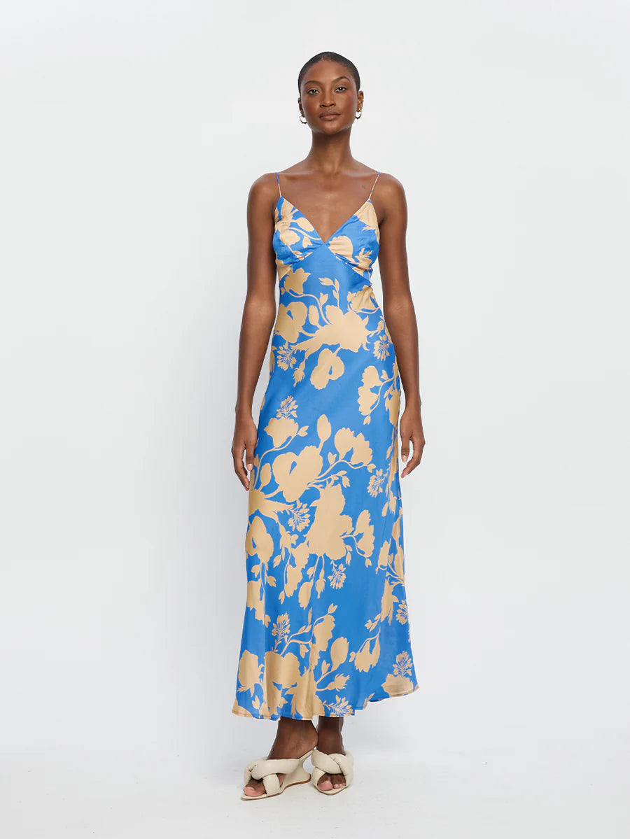 Elysian Collective Kivari Aurora Strappy Maxi Dress