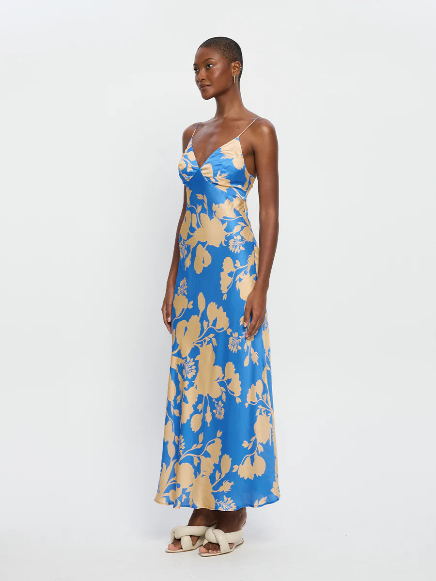 Elysian Collective Kivari Aurora Strappy Maxi Dress