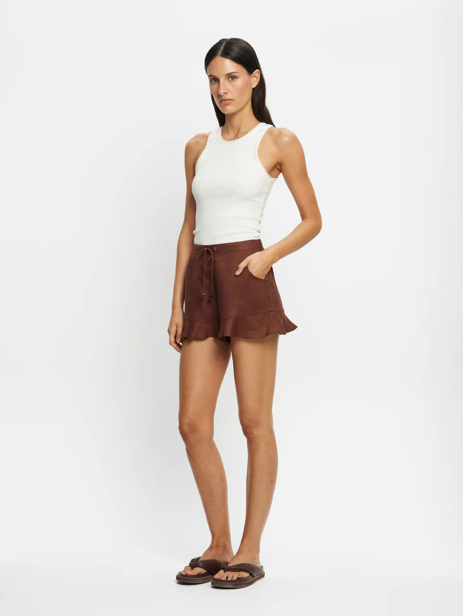 Elysian Collective Kivari Azarea Short Mocha
