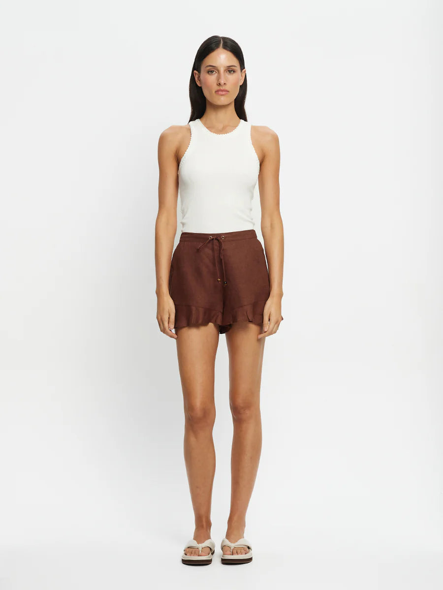 Elysian Collective Kivari Azarea Short Mocha