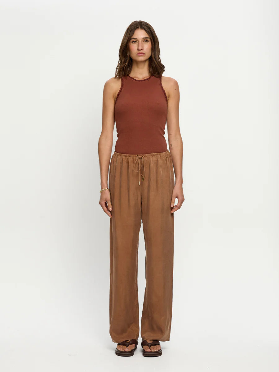 Elysian Collective Kivari Blythe Pant Chocolate