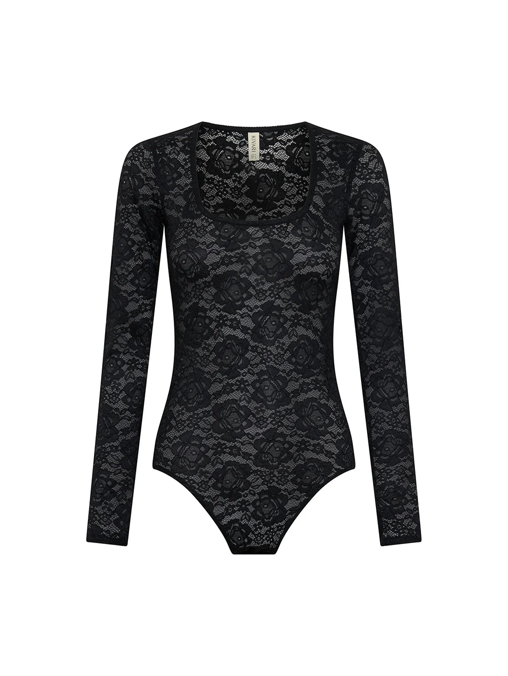 Elysian Collective Kivari Bonnie Lace Bodysuit Black