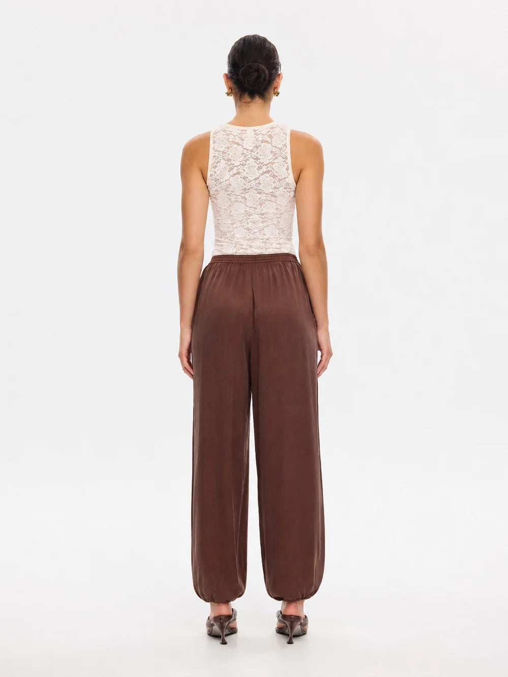 Elysian Collective Kivari Bonnie Lace Tank Ivory