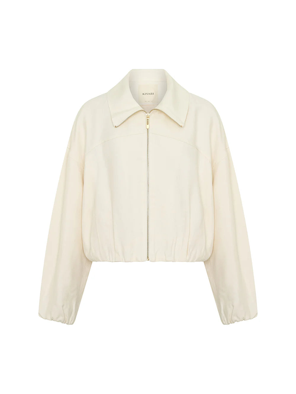 Elysian Collective Kivari Cass Cropped Jacket Ivory