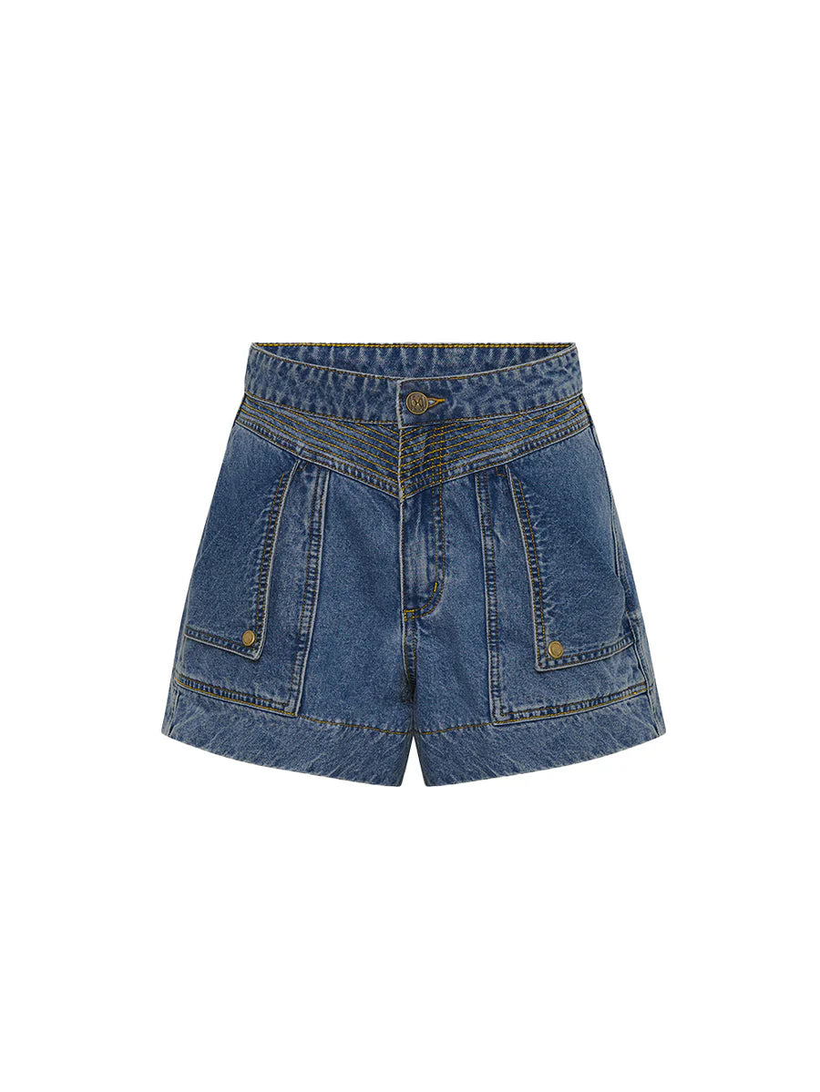 KIVARI - CELENE DENIM SHORT (NOVA)