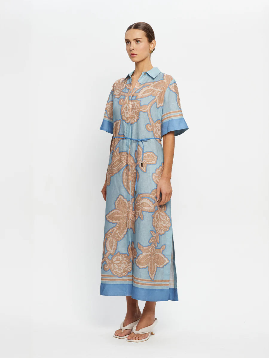 Elysian Collective Kivari Coco Midi Dress
