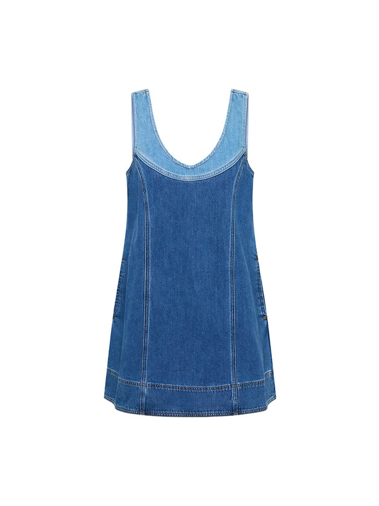 Elysian Collective Kivari Coralie Denim Mini Dress