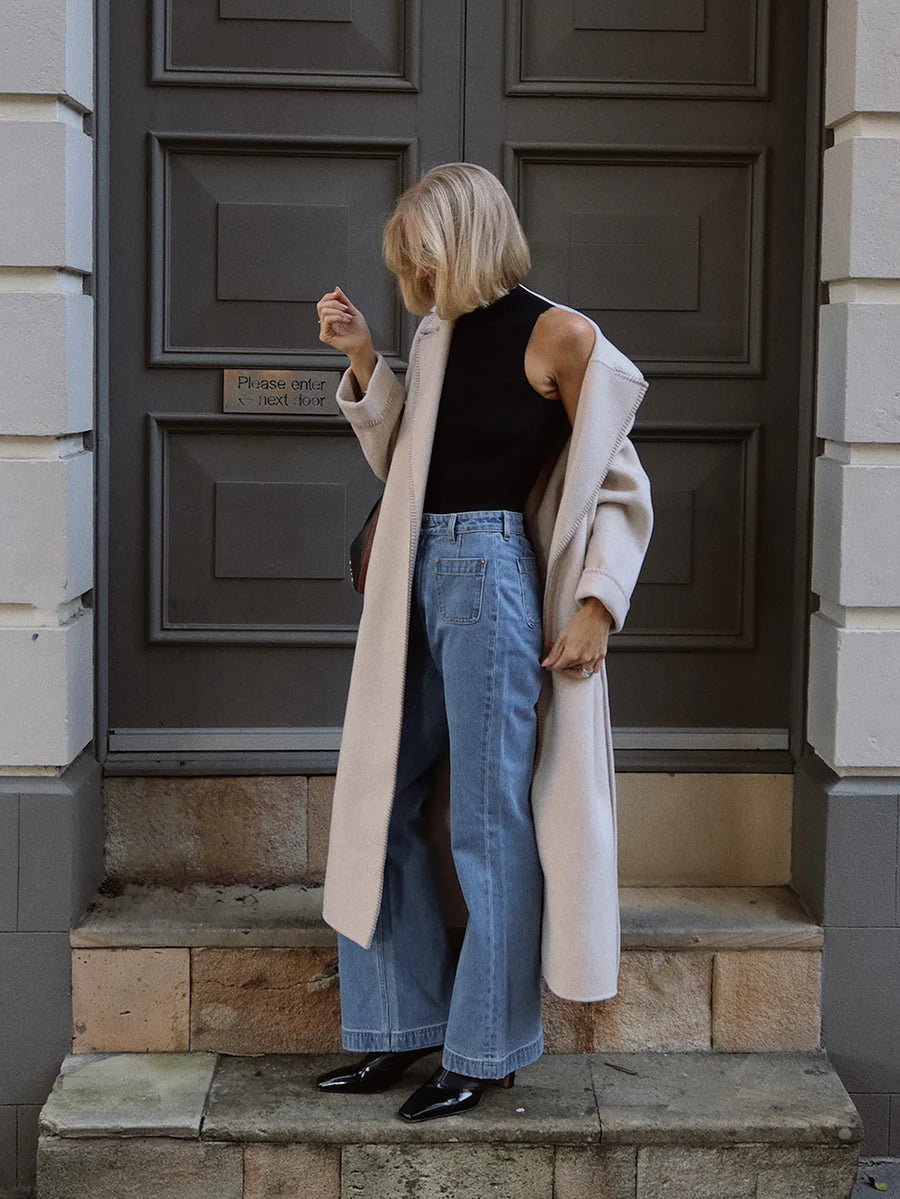 Elysian Collective Kivari Dominique Jean Stonewash Blue