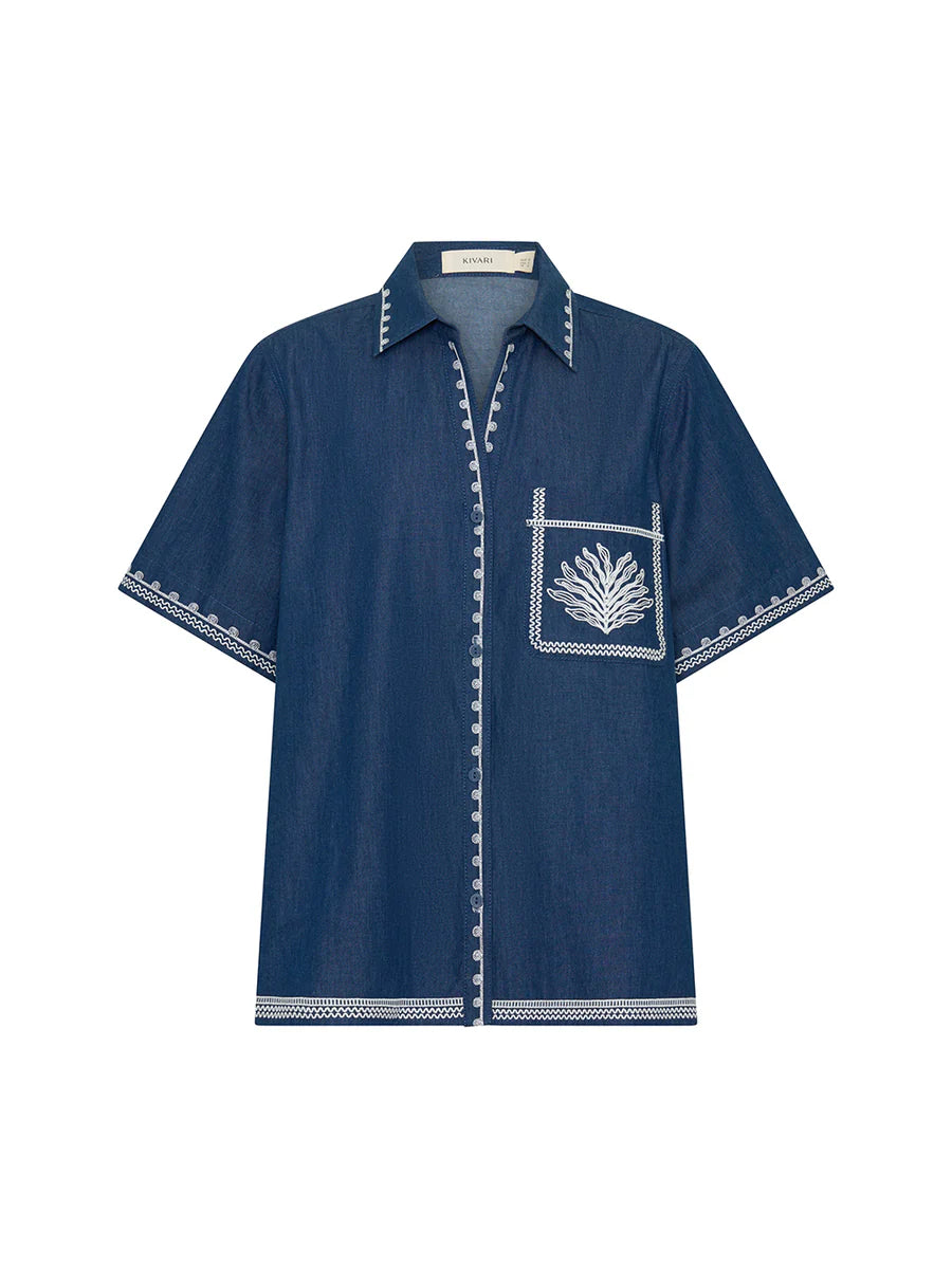 Elysian Collective Kivari Emile Chambray Shirt