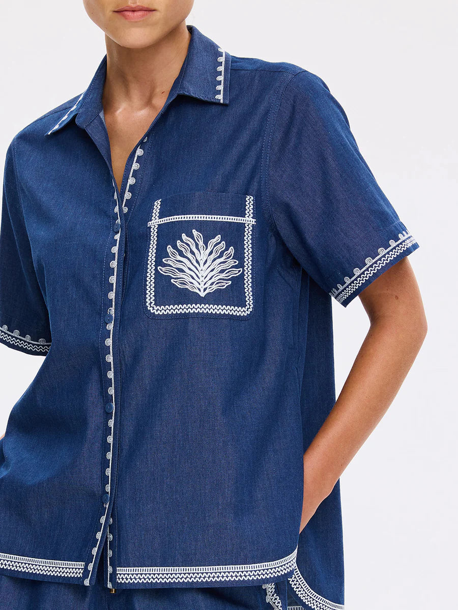 Elysian Collective Kivari Emile Chambray Shirt