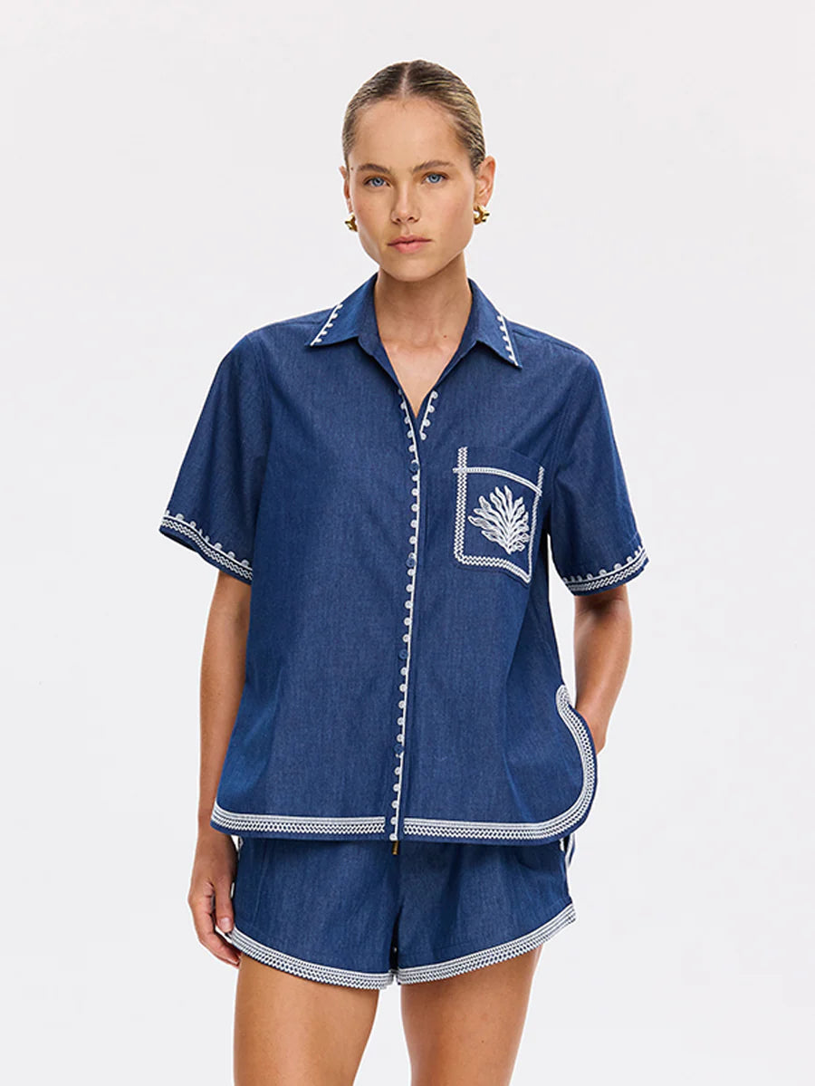 Elysian Collective Kivari Emile Chambray Shirt