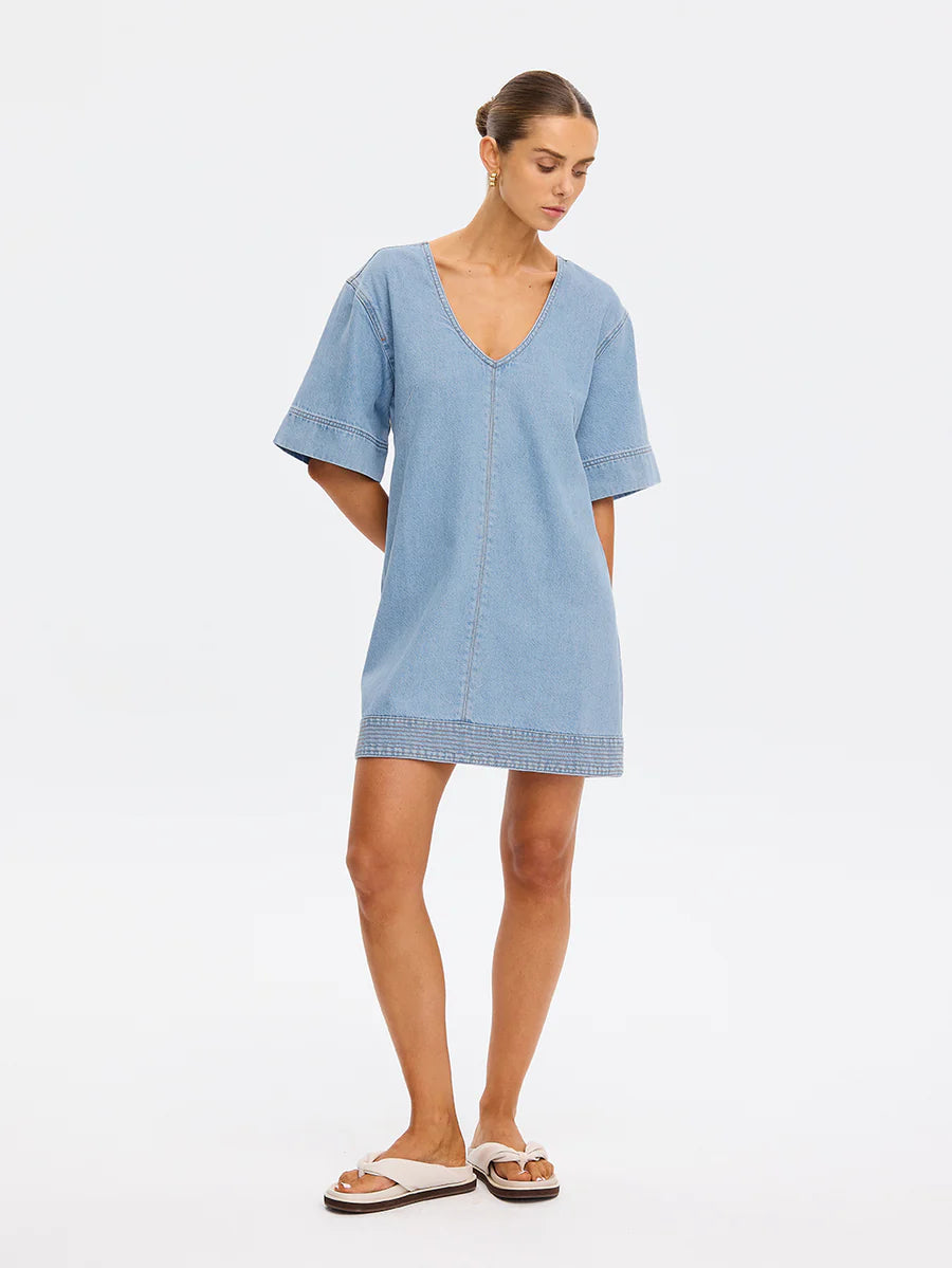 Elysian Collective Kivari Emilie Denim Dress
