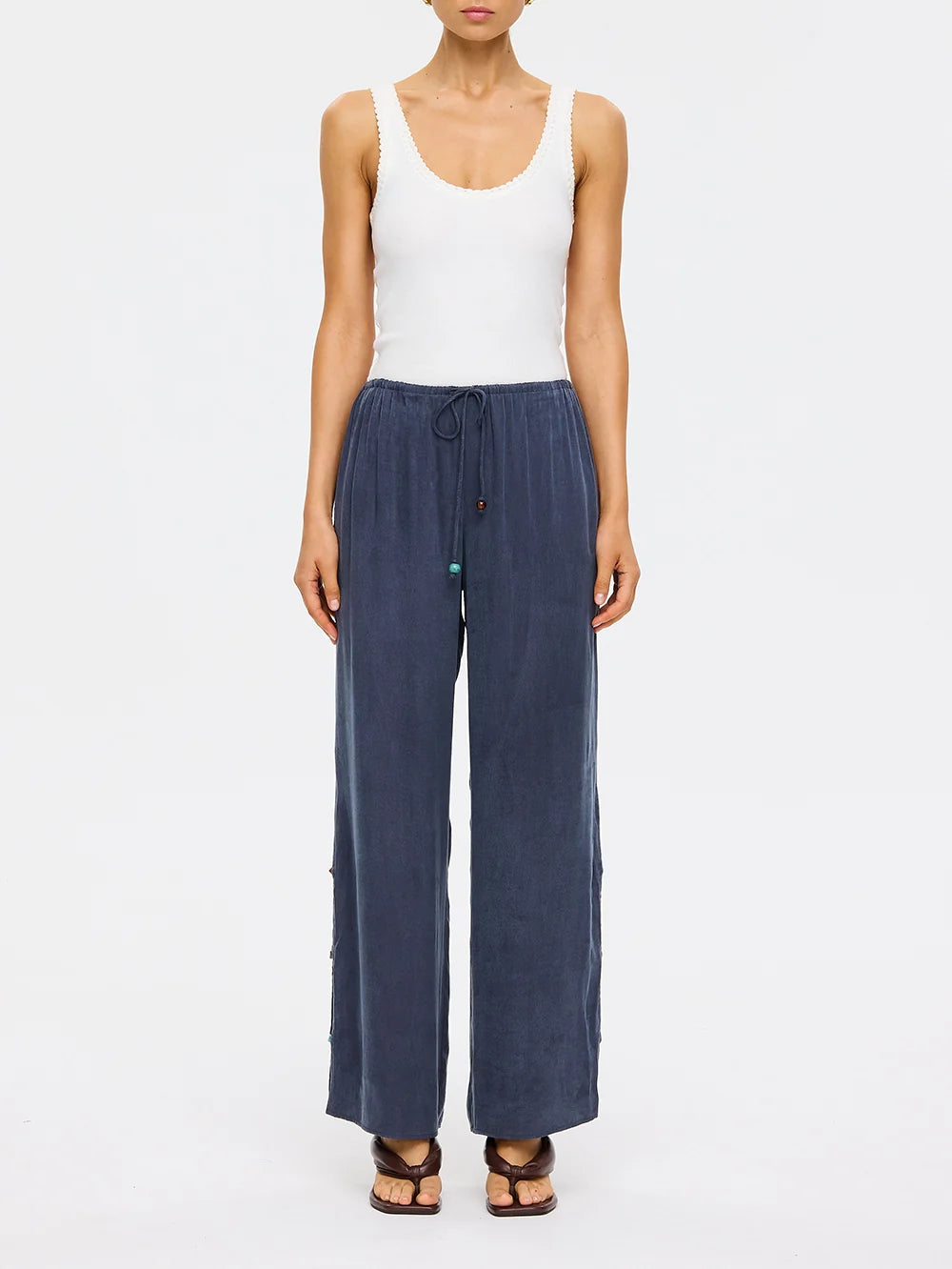 Elysian Collective Kivari Etta Pant Petrol
