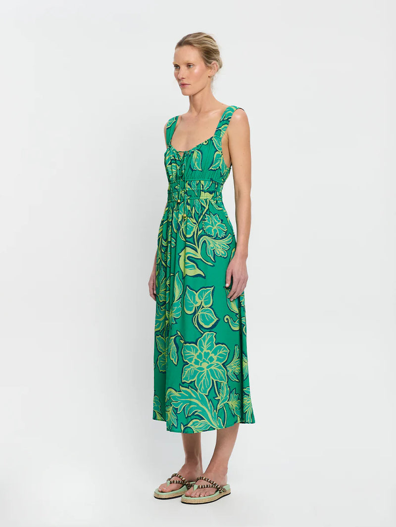 Elysian Collective Kivari Fiora Midi Dress