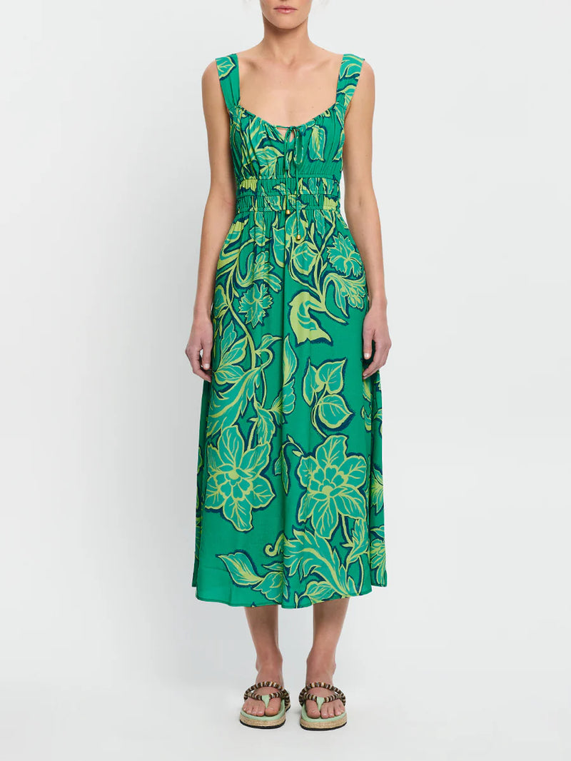 Elysian Collective Kivari Fiora Midi Dress