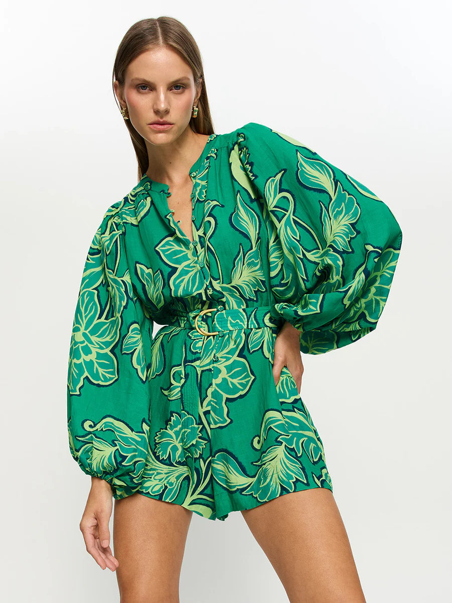 Elysian Collective Kivari Fiora Playsuit