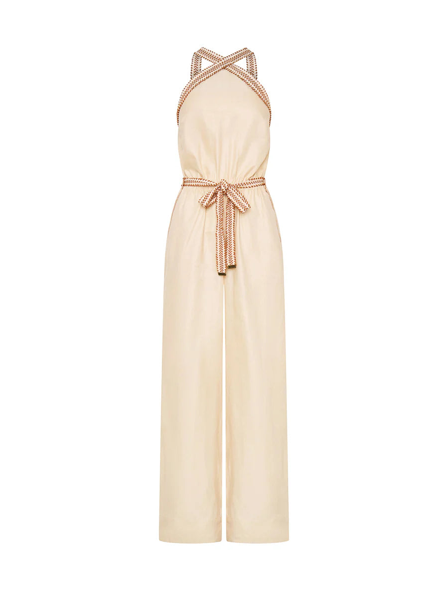Elysian Collective Kivari Freya Jumpsuit Cream