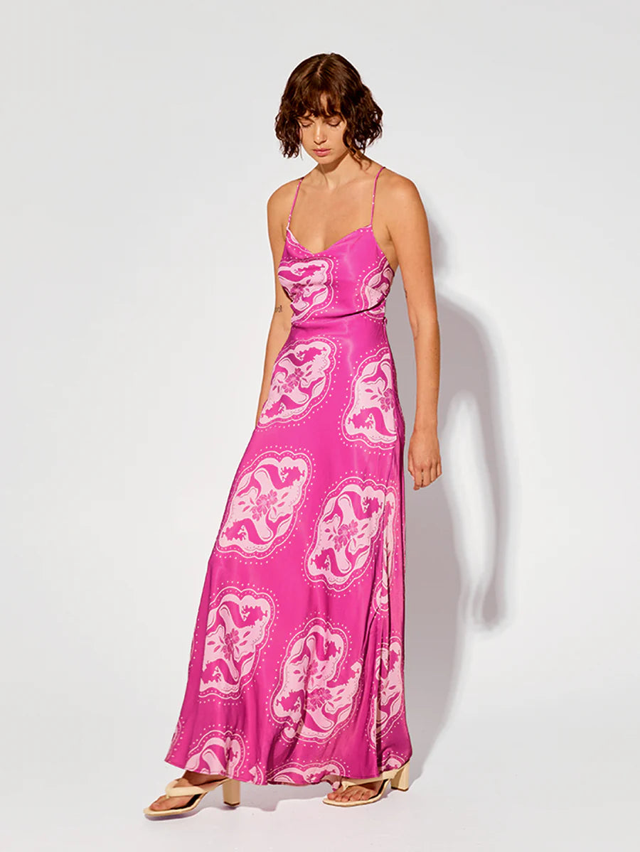 Elysian Collective Kivari Isla Bias Maxi Dress