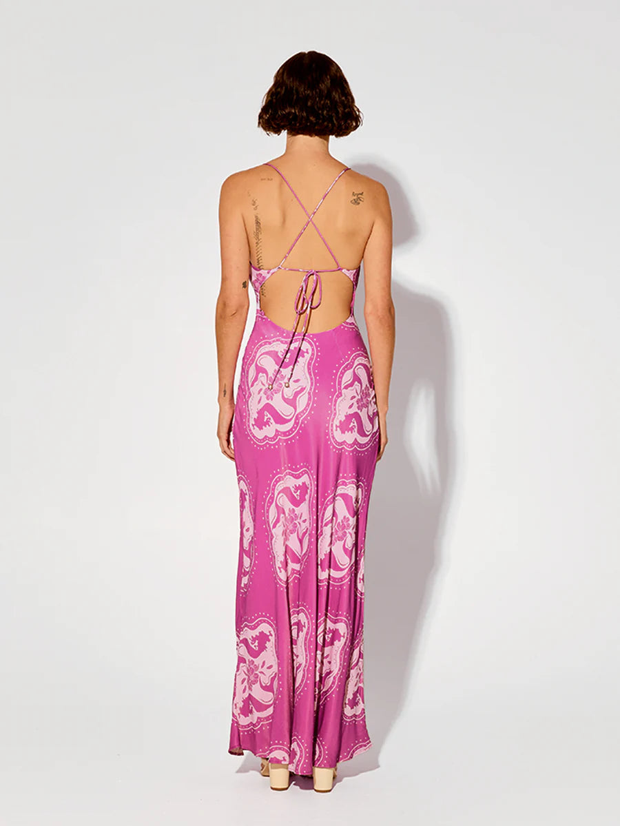 Elysian Collective Kivari Isla Bias Maxi Dress