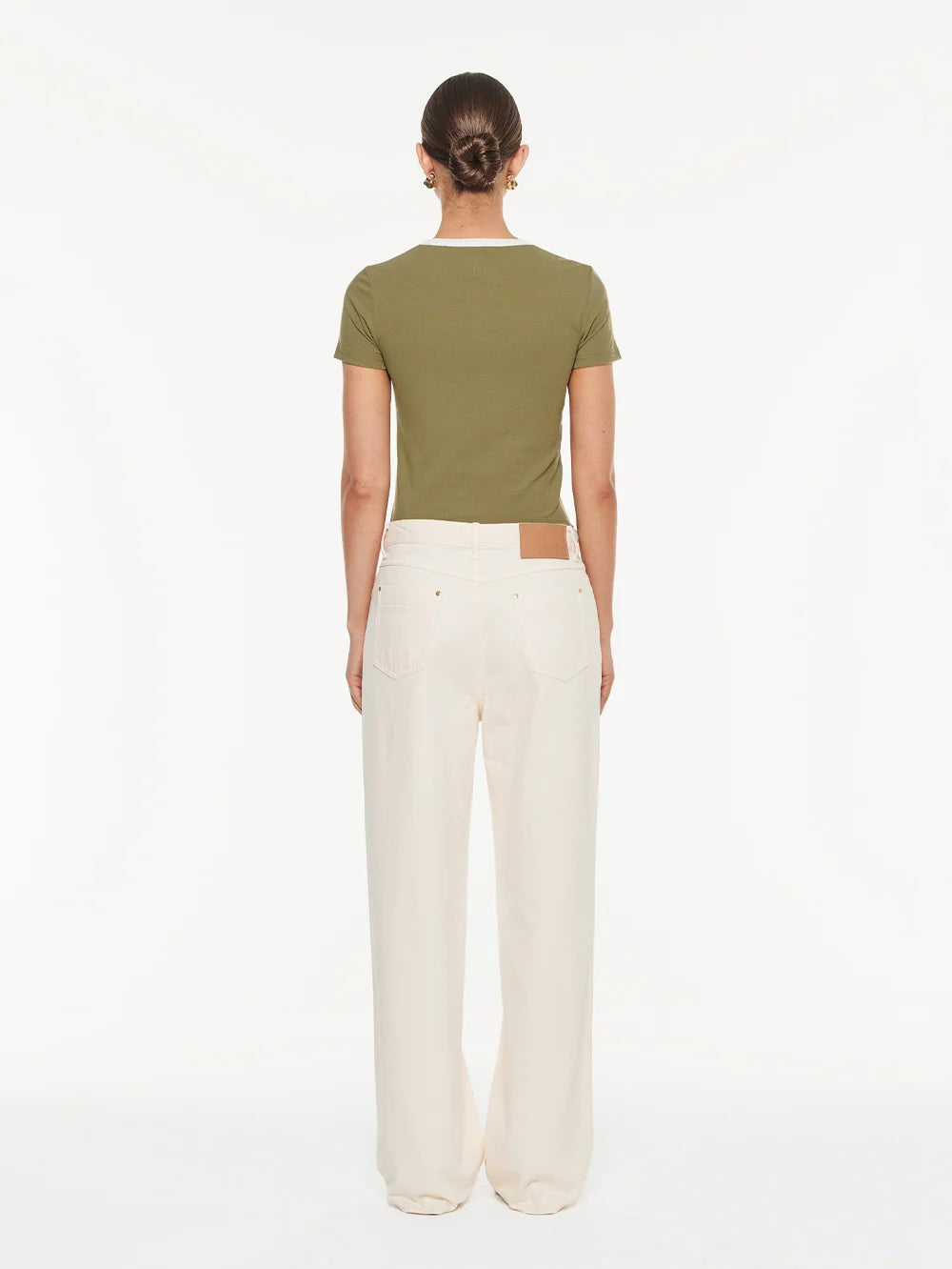 Elysian Collective Kivari Kivari Club Baby Tee Olive