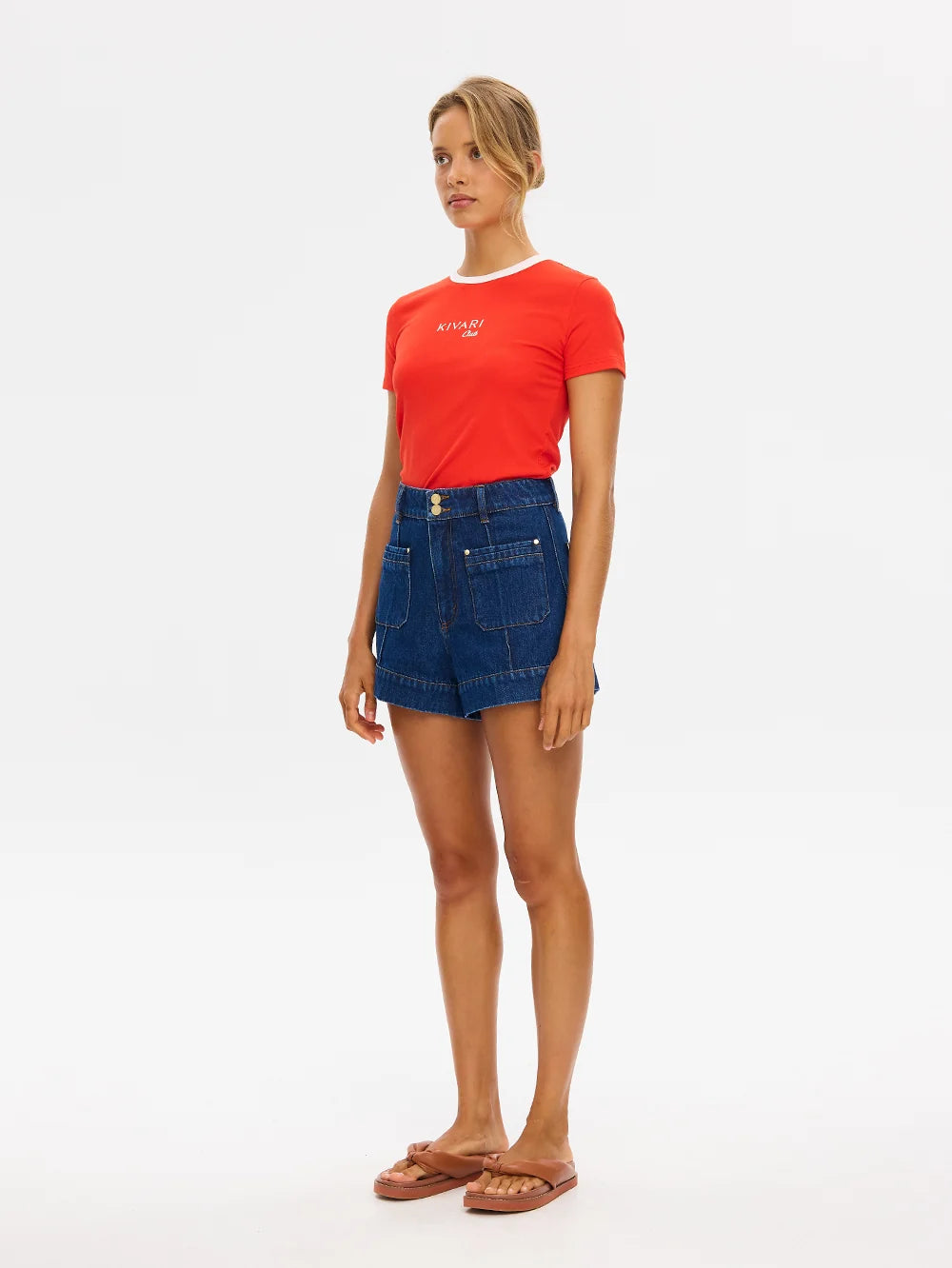 Elysian Collective Kivari Kivari Club Baby Tee Red