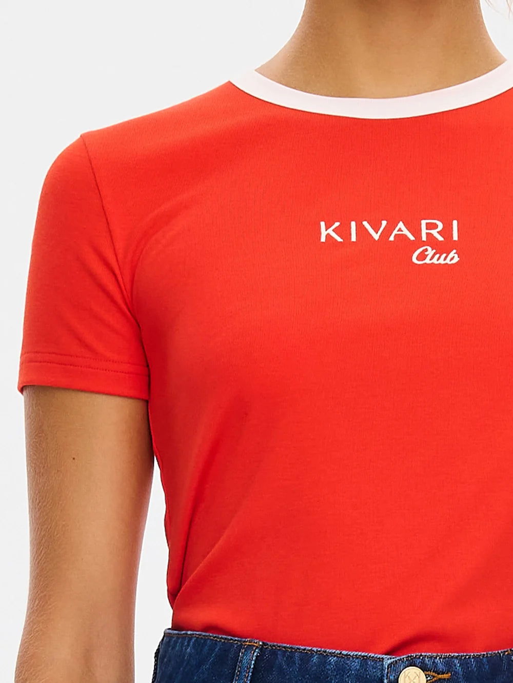 Elysian Collective Kivari Kivari Club Baby Tee Red
