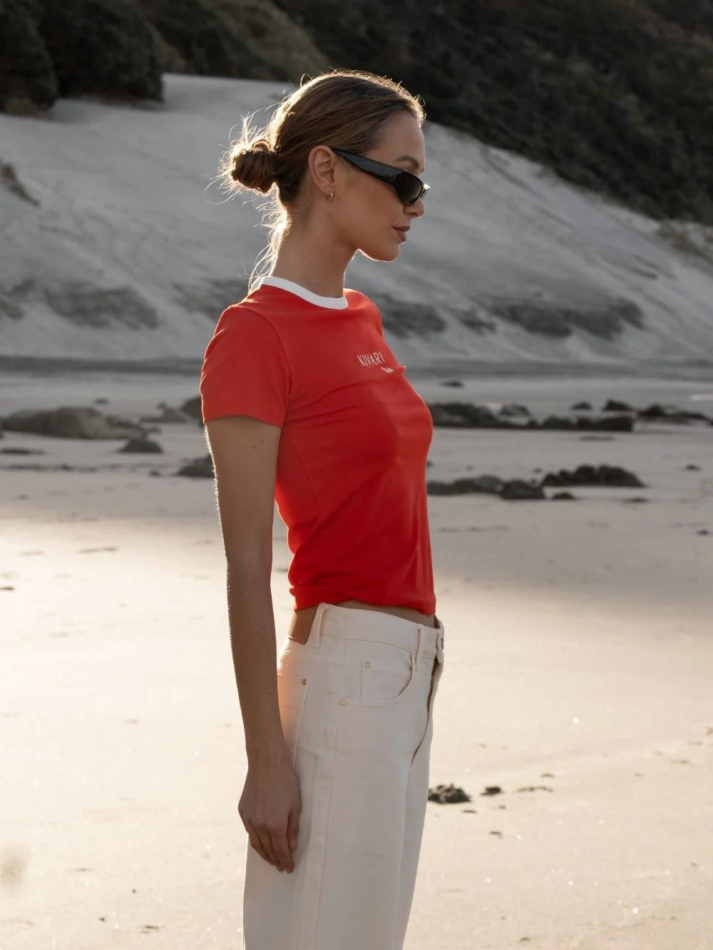 Elysian Collective Kivari Kivari Club Baby Tee Red