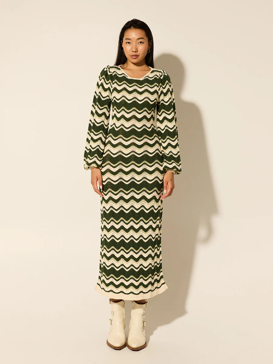 Elysian Collective Kivari Marcella Knit Midi Dress