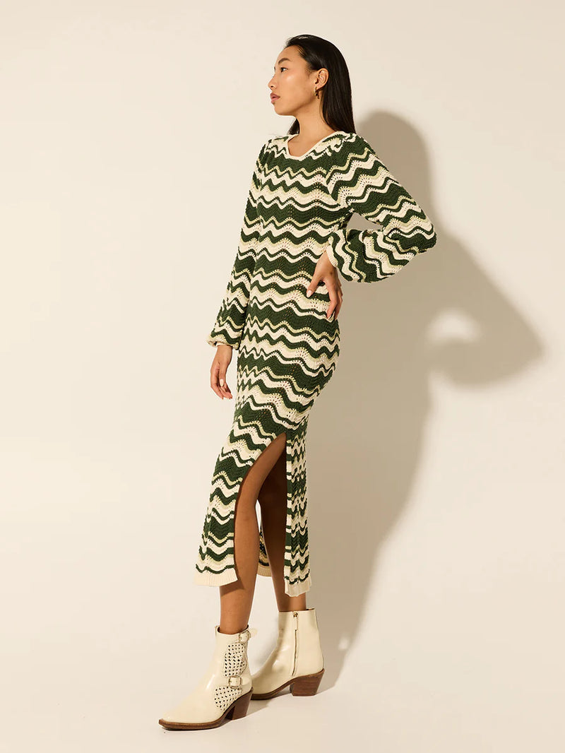 Elysian Collective Kivari Marcella Knit Midi Dress