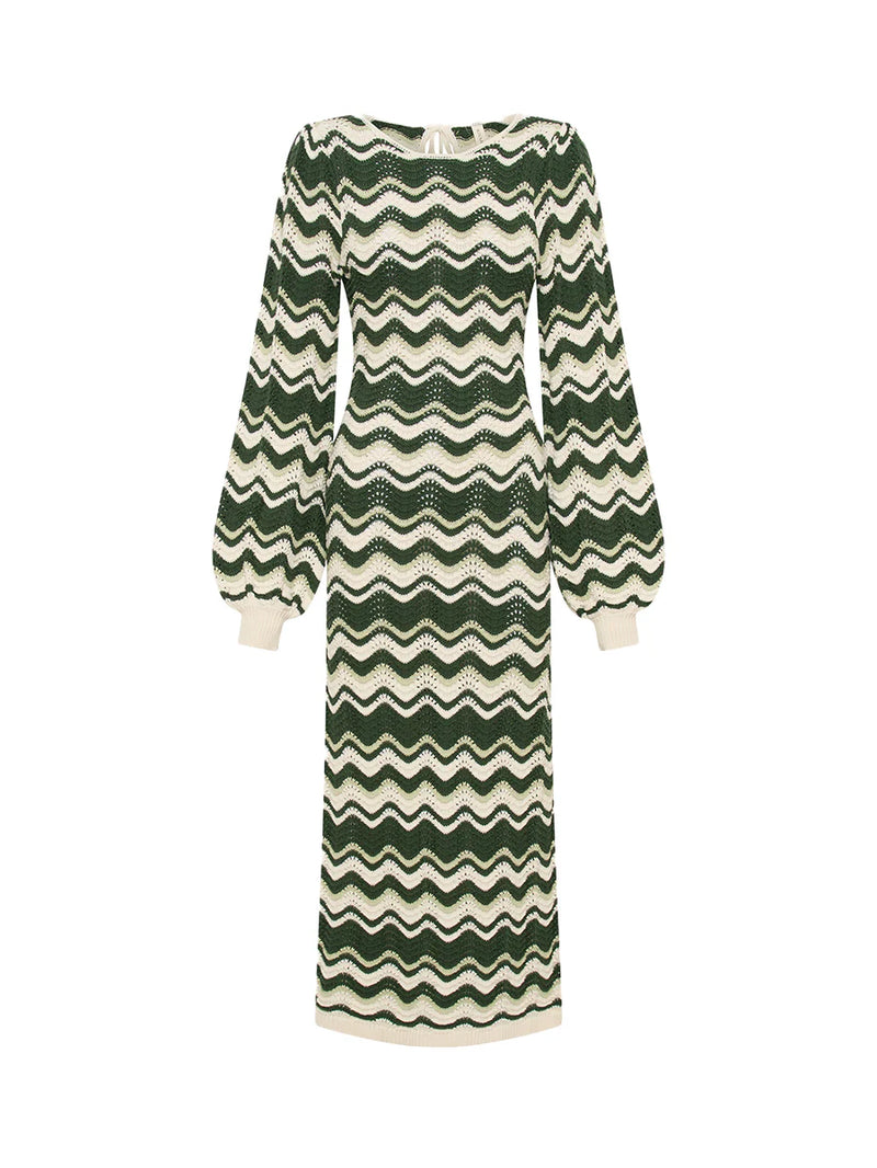 Elysian Collective Kivari Marcella Knit Midi Dress