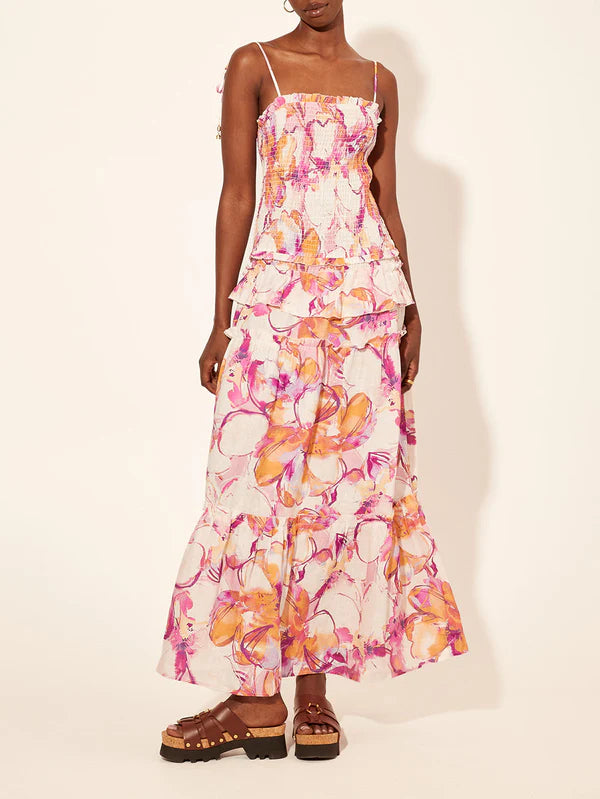 Elysian Collective Kivari Nadia Strappy Maxi Dress