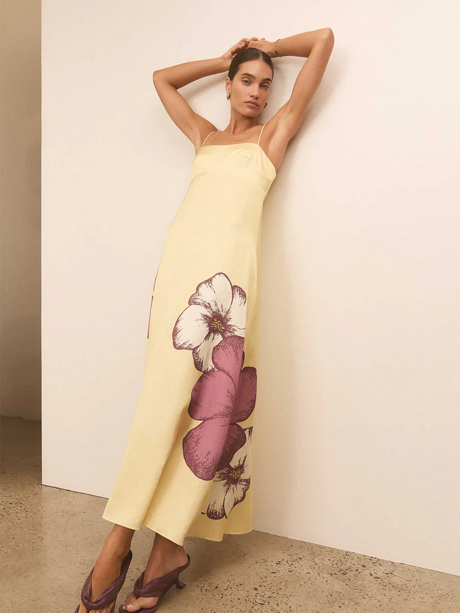 Elysian Collective Kivari Paris Maxi Dress Butter