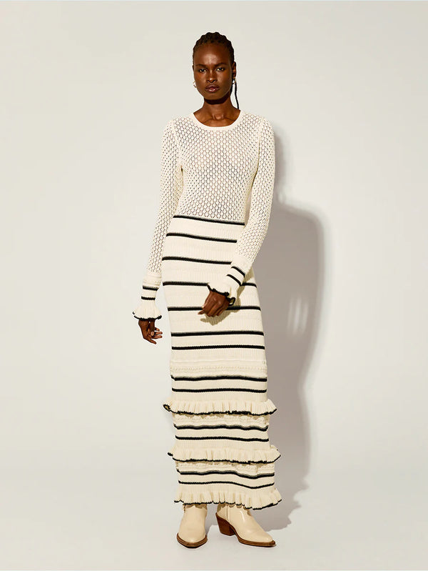 Elysian Collective Kivari Rafaela Knit Dress Cream