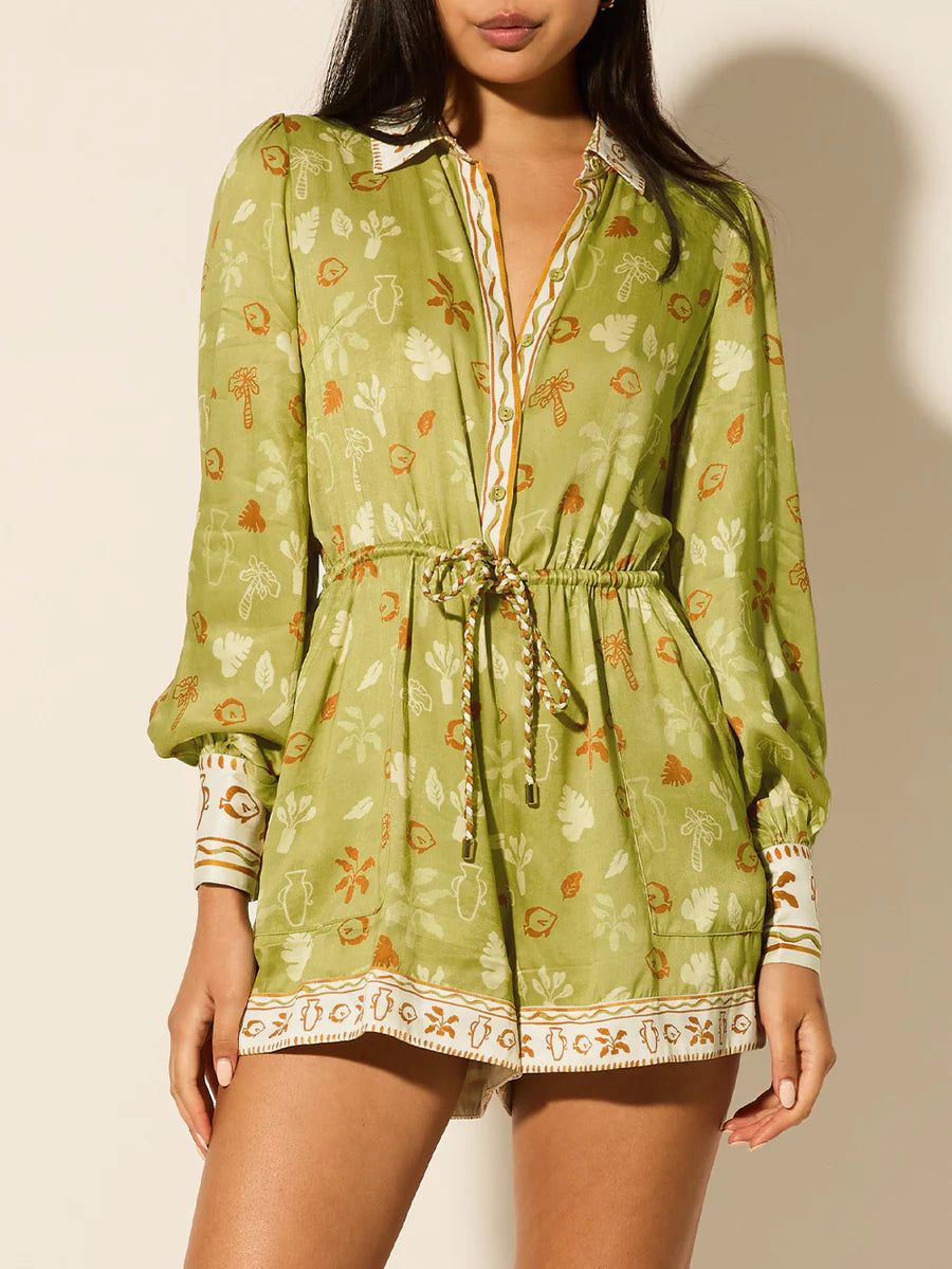 Elysian Collective Kivari Salome Playsuit