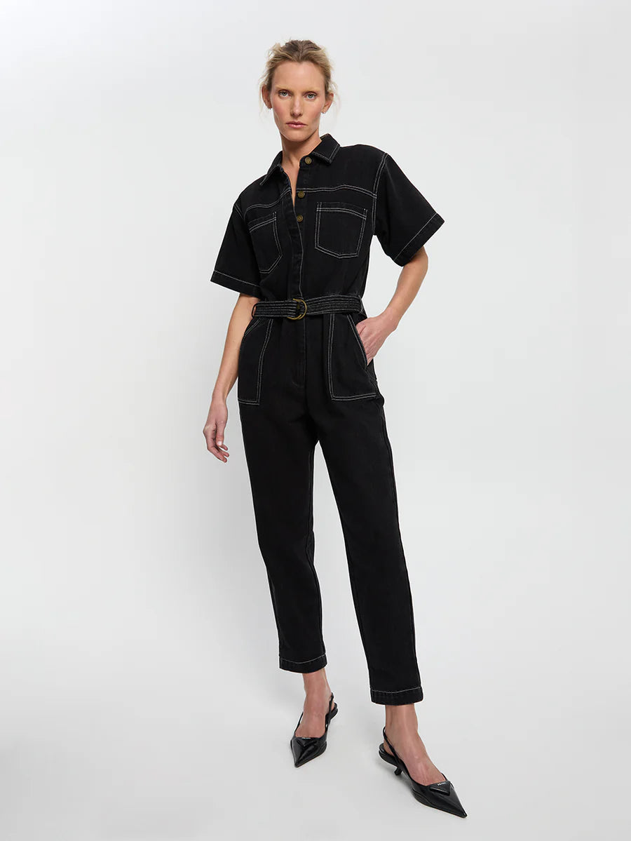 Elysian Collective Kivari Brae Boilersuit Black