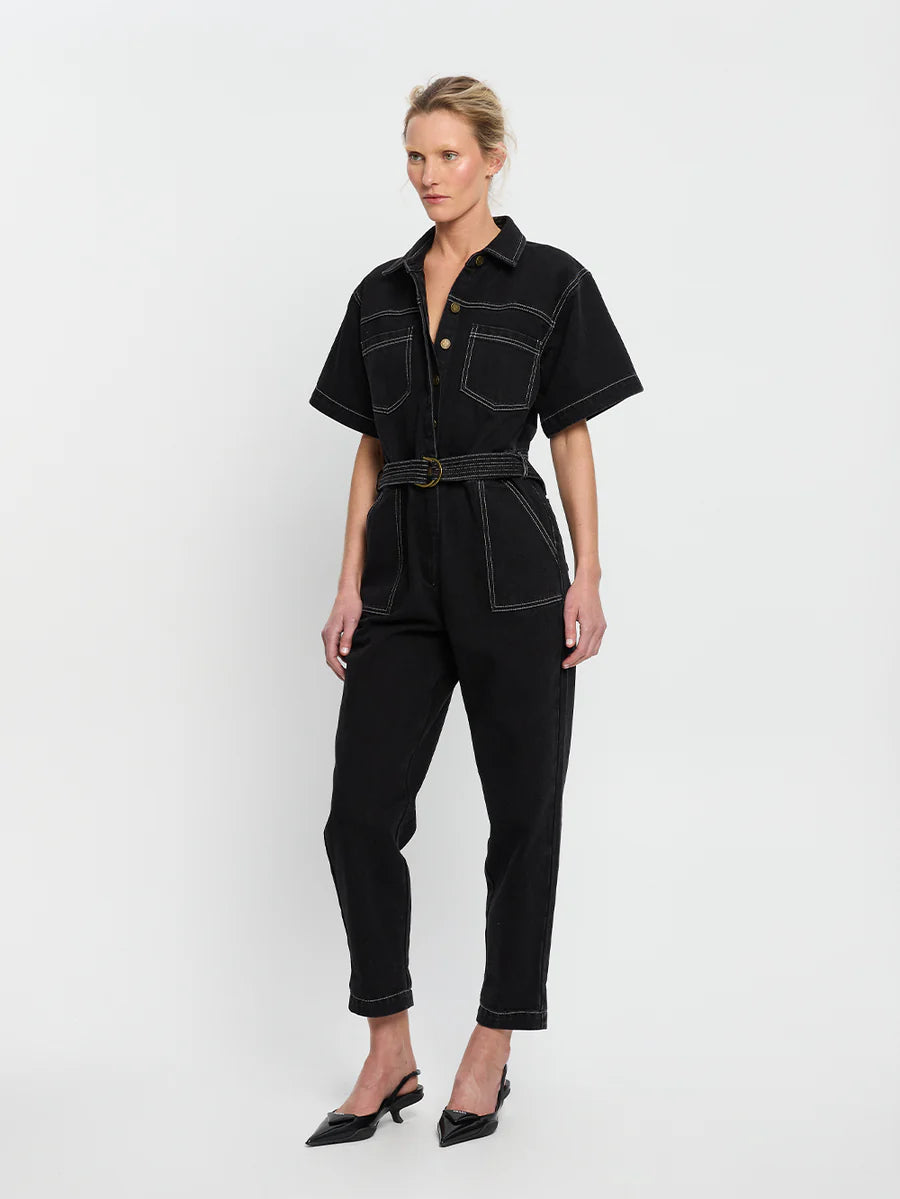 Elysian Collective Kivari Brae Boilersuit Black