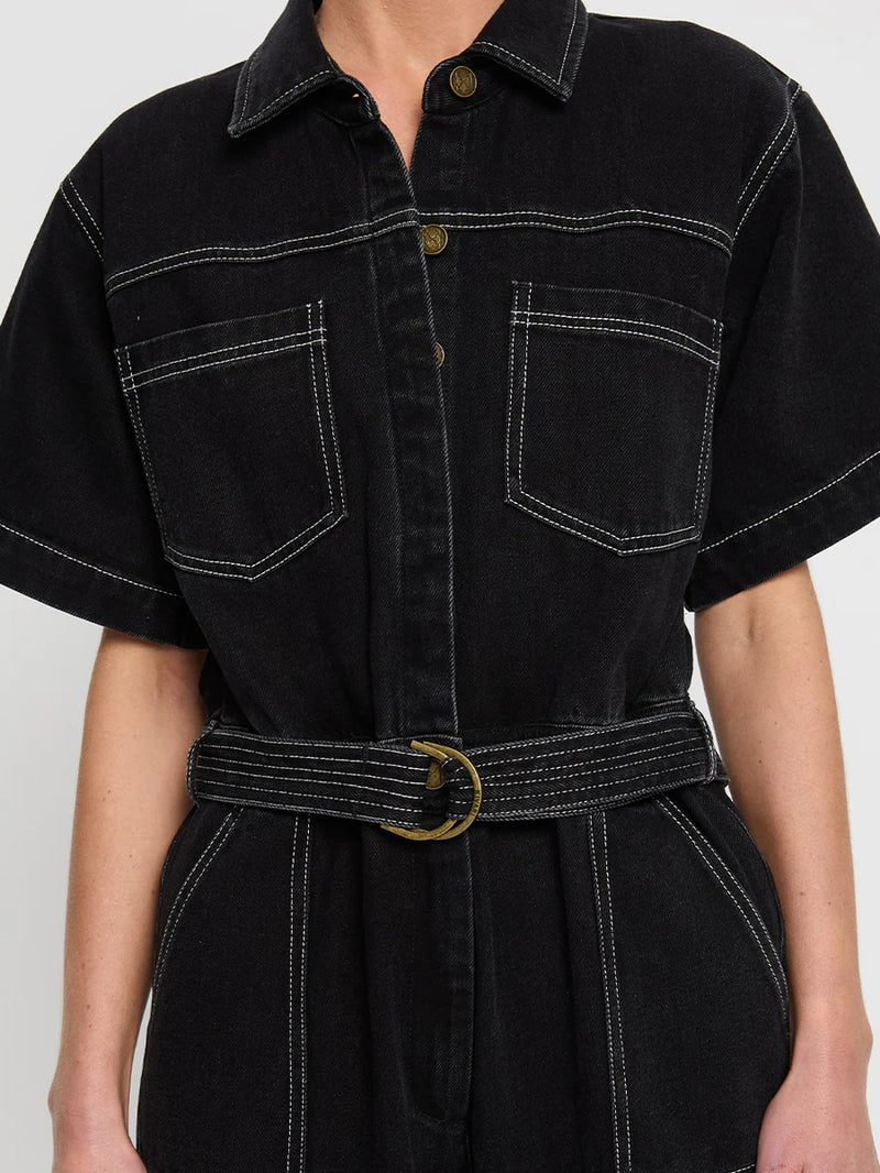 Elysian Collective Kivari Brae Boilersuit Black