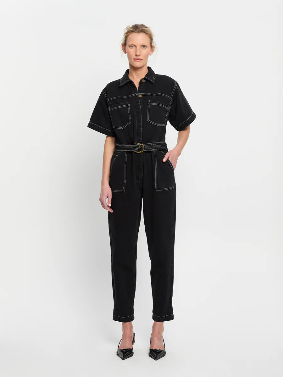 Elysian Collective Kivari Brae Boilersuit Black