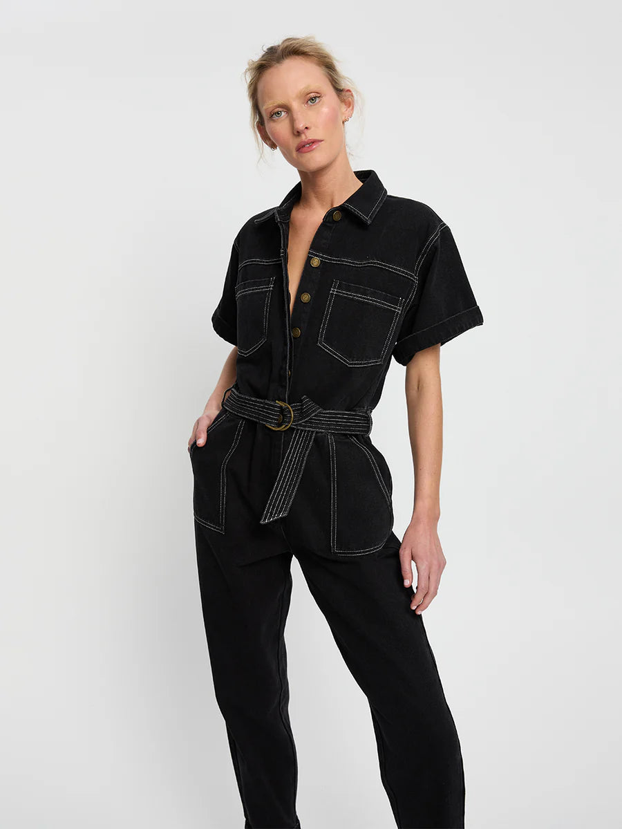 Elysian Collective Kivari Brae Boilersuit Black