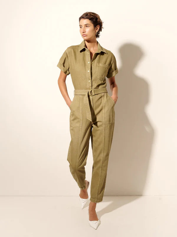 Elysian Collective Kivari Tahlia Boilersuit Khaki