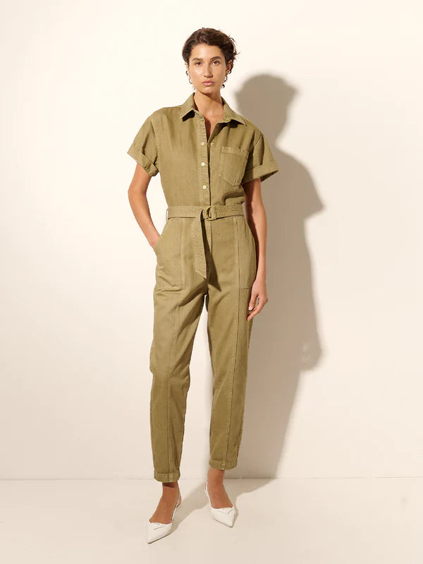 Elysian Collective Kivari Tahlia Boilersuit Khaki