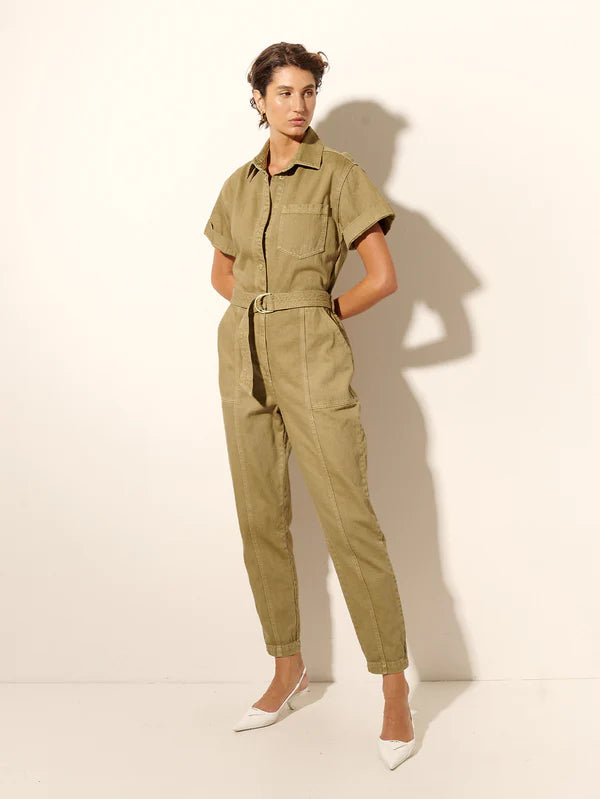 Elysian Collective Kivari Tahlia Boilersuit Khaki