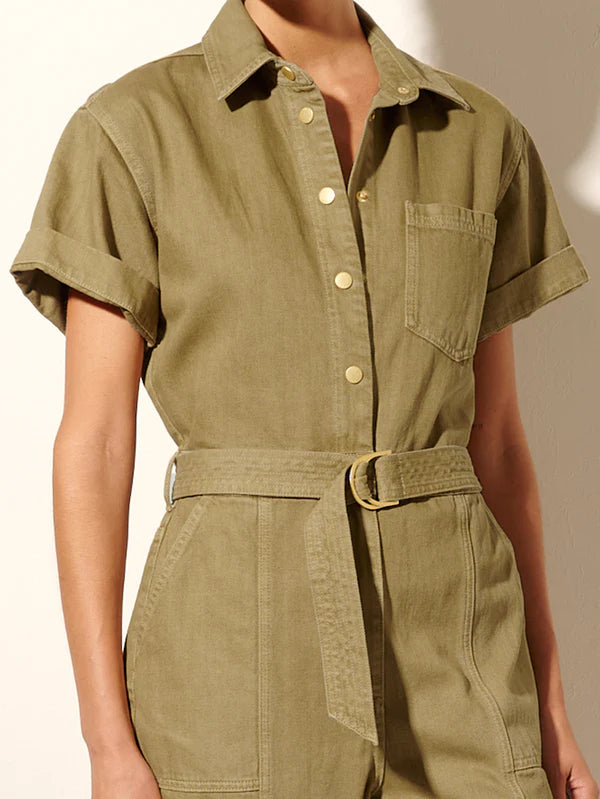 Elysian Collective Kivari Tahlia Boilersuit Khaki