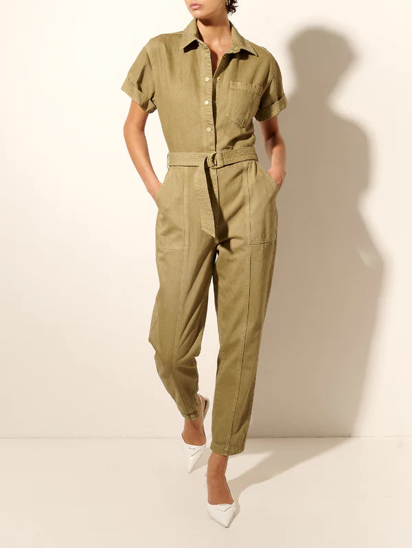 Elysian Collective Kivari Tahlia Boilersuit Khaki