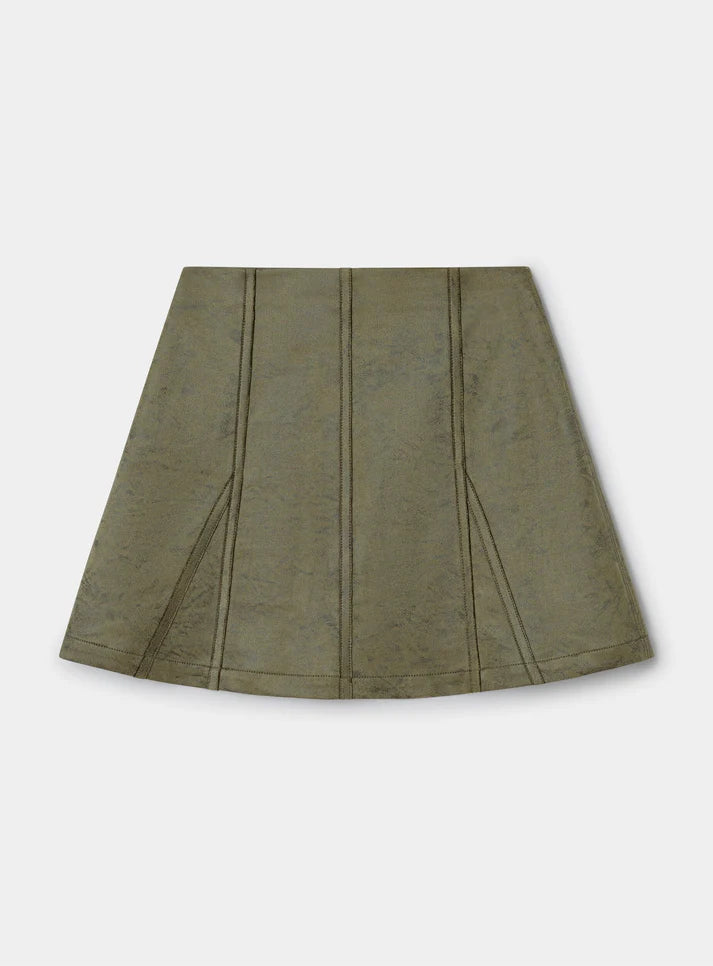 Elysian Collective Laagam Judy Short Skirt Khaki